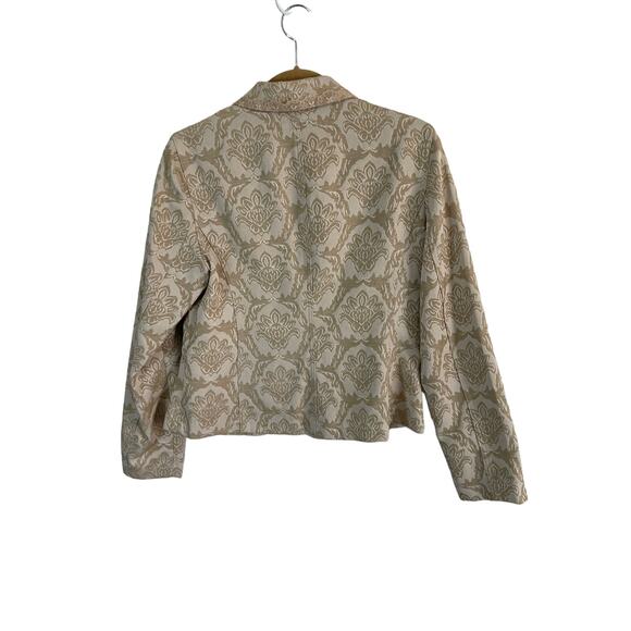 Crazy Horse Vintage 90s Button Lace Western Coquette Blazer Jacket - Picture 4 of 9